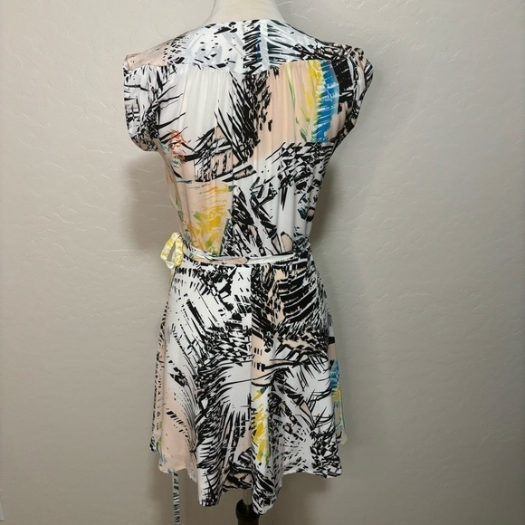 Yumi Kim x REVOLVE Soho Mixer Beach Festival 100% Silk Wrap Mini Dress Size XS - Picture 6 of 10